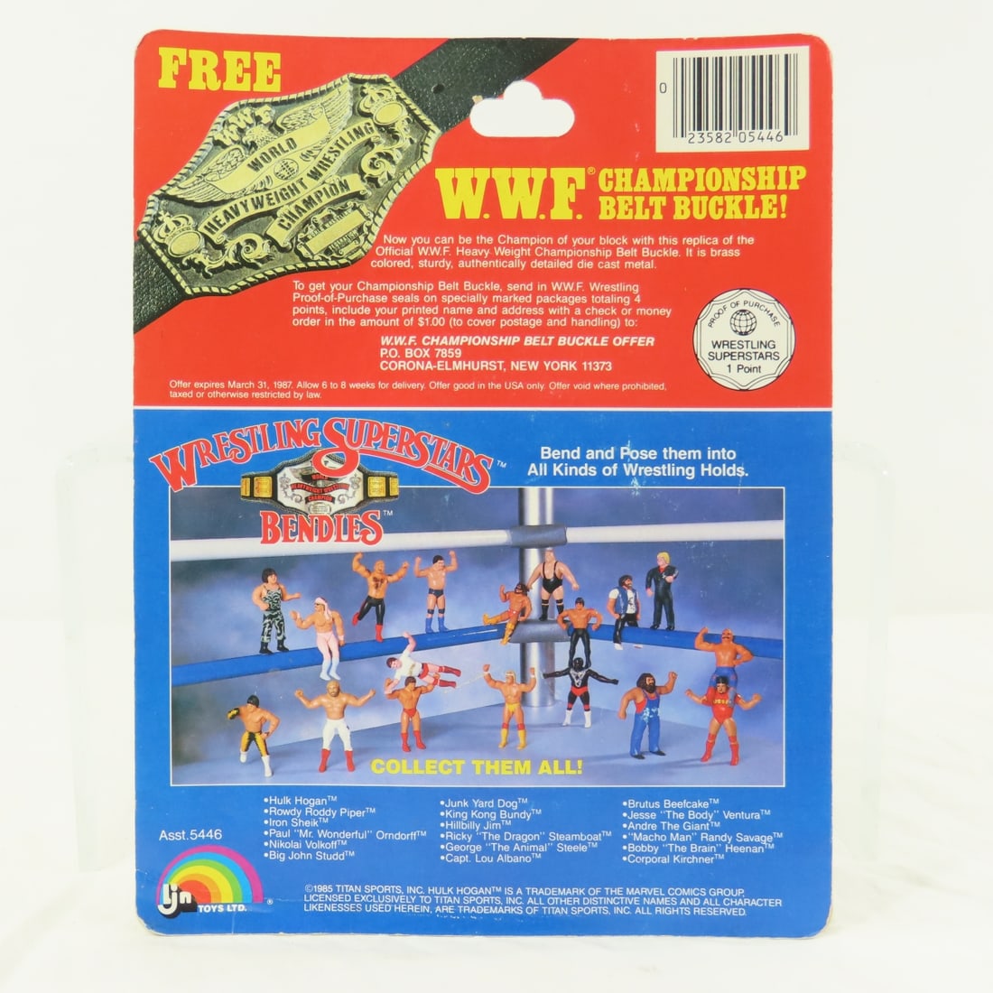 WWF LJN Wrestling Superstars Bendies George Steele - 2