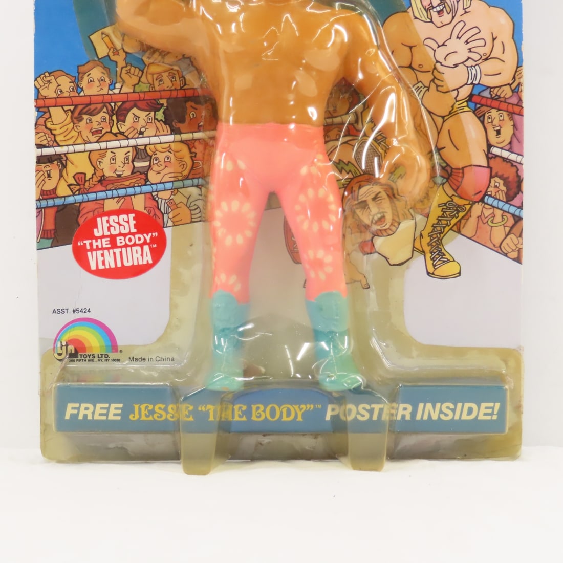 WWF LJN 8" Wrestling Superstars Jesse Ventura MOC - 4