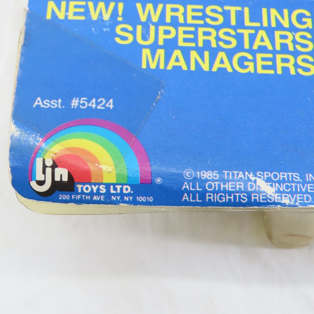 WWF LJN 8" Wrestling Superstars Jesse Ventura MOC - 7