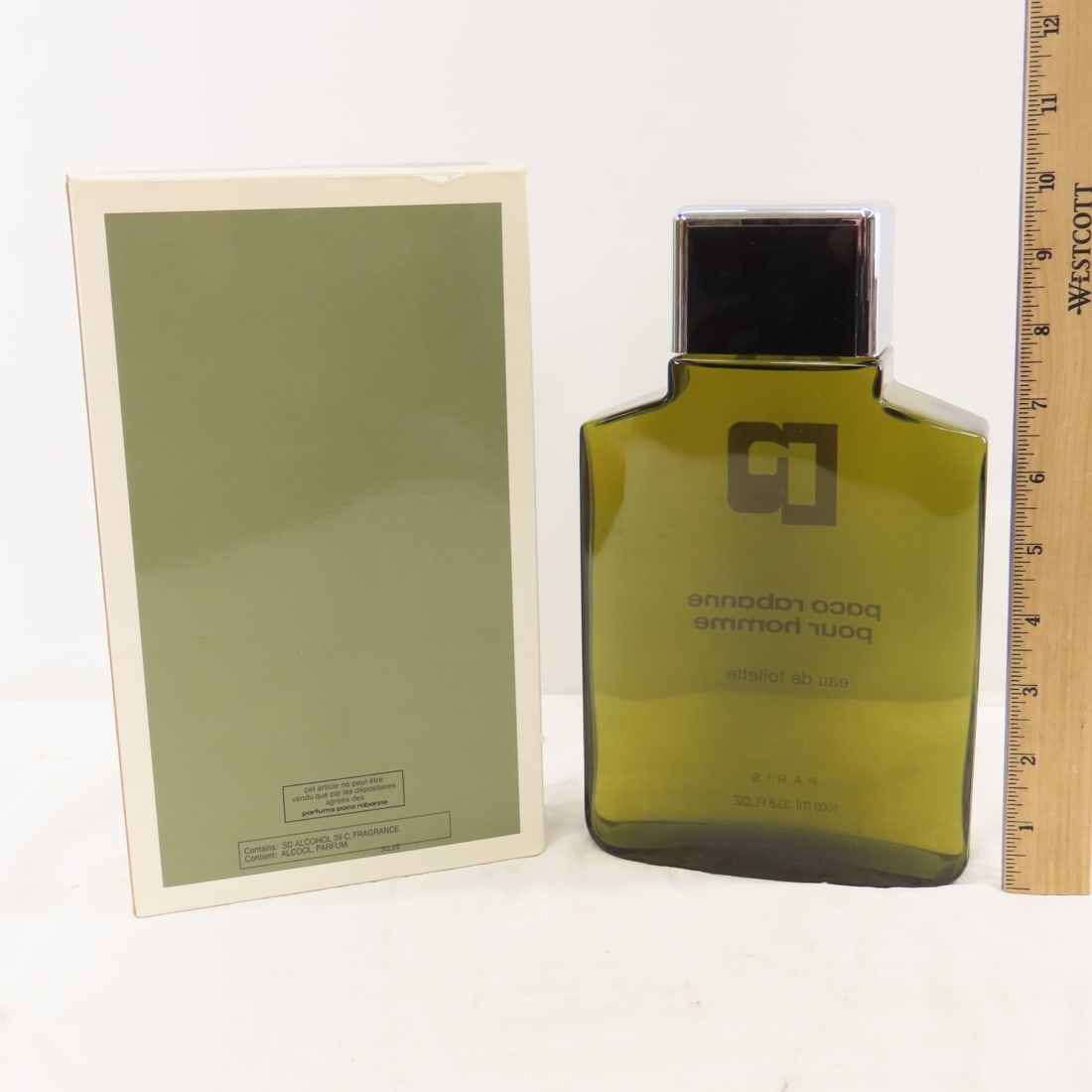 Paco Rabanne 33oz Cologne & Factice Display Bottle - 8