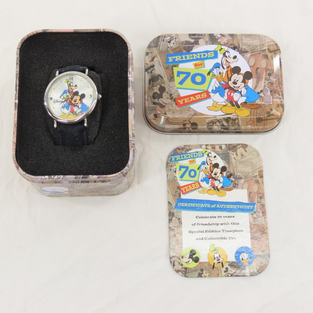 Disney Friends for 70 Years & Goofy Watches w/tins - 2
