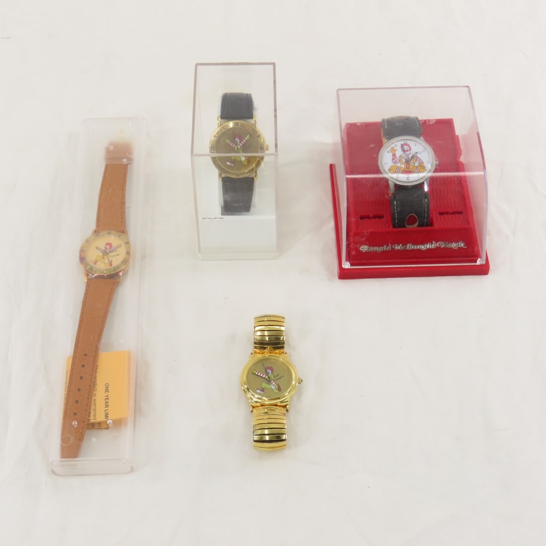 4 Vintage Manual Wind & Quartz McDonalds Watches (1 of 10)