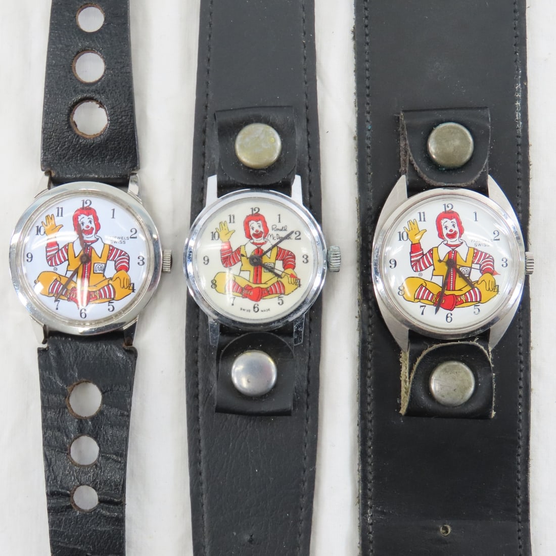 8 Vintage Manual Wind & Quartz McDonalds Watches - 10