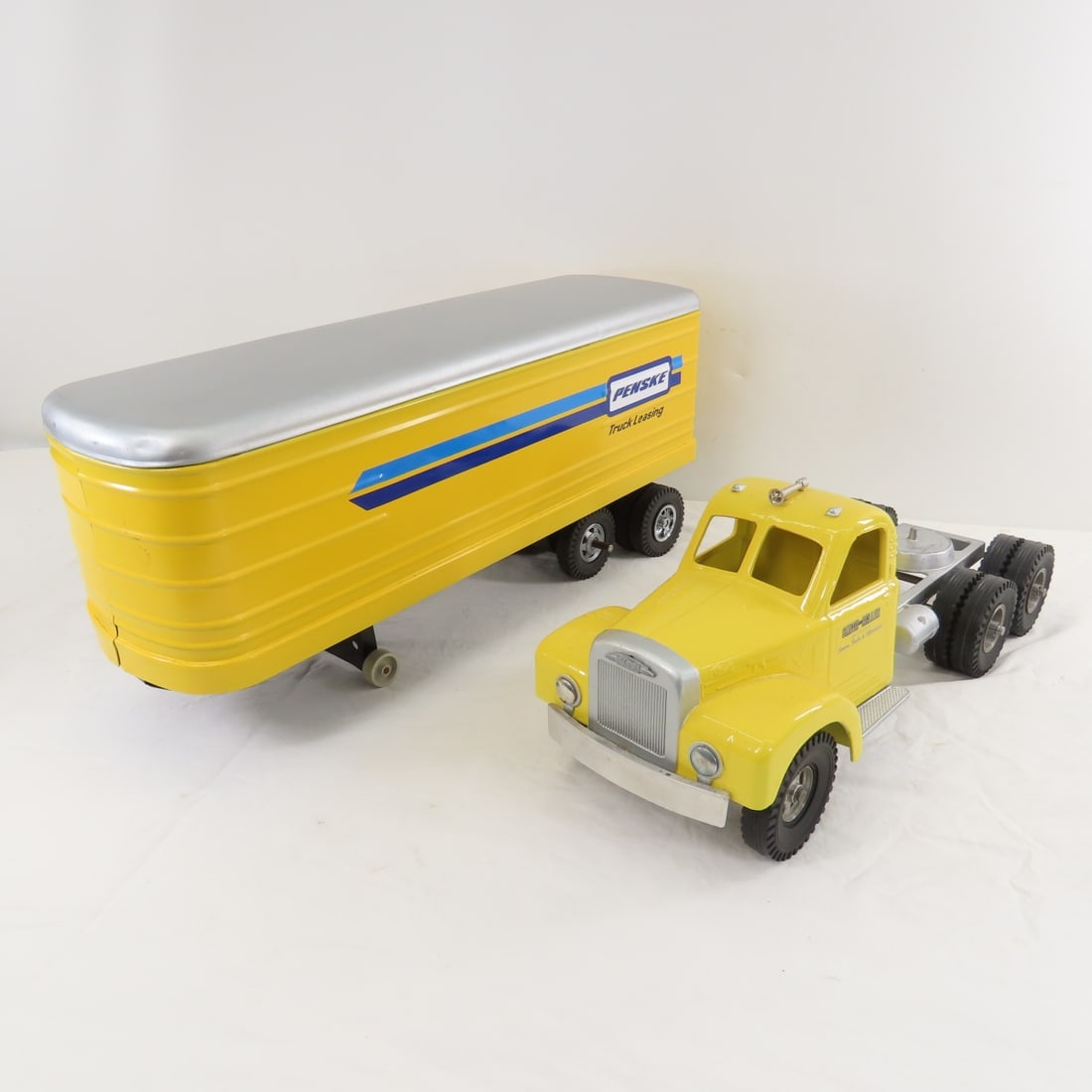 Smith Miller Mack Truck & Penske Trailer Restored - 11