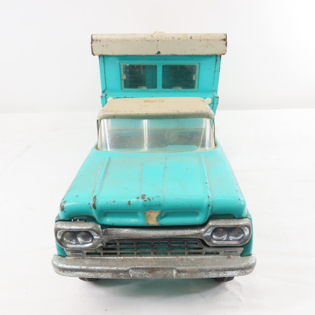 1960's Nylint No. 6600 Turquoise Mobile Home - 8