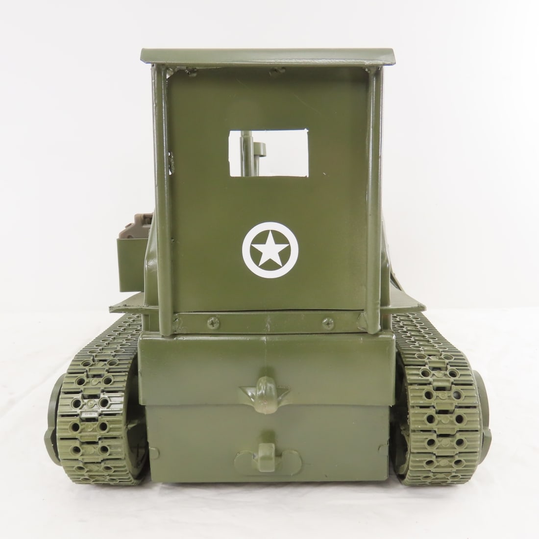 MARX A Power Giant Bulldozer- Custom Army Paint - 4