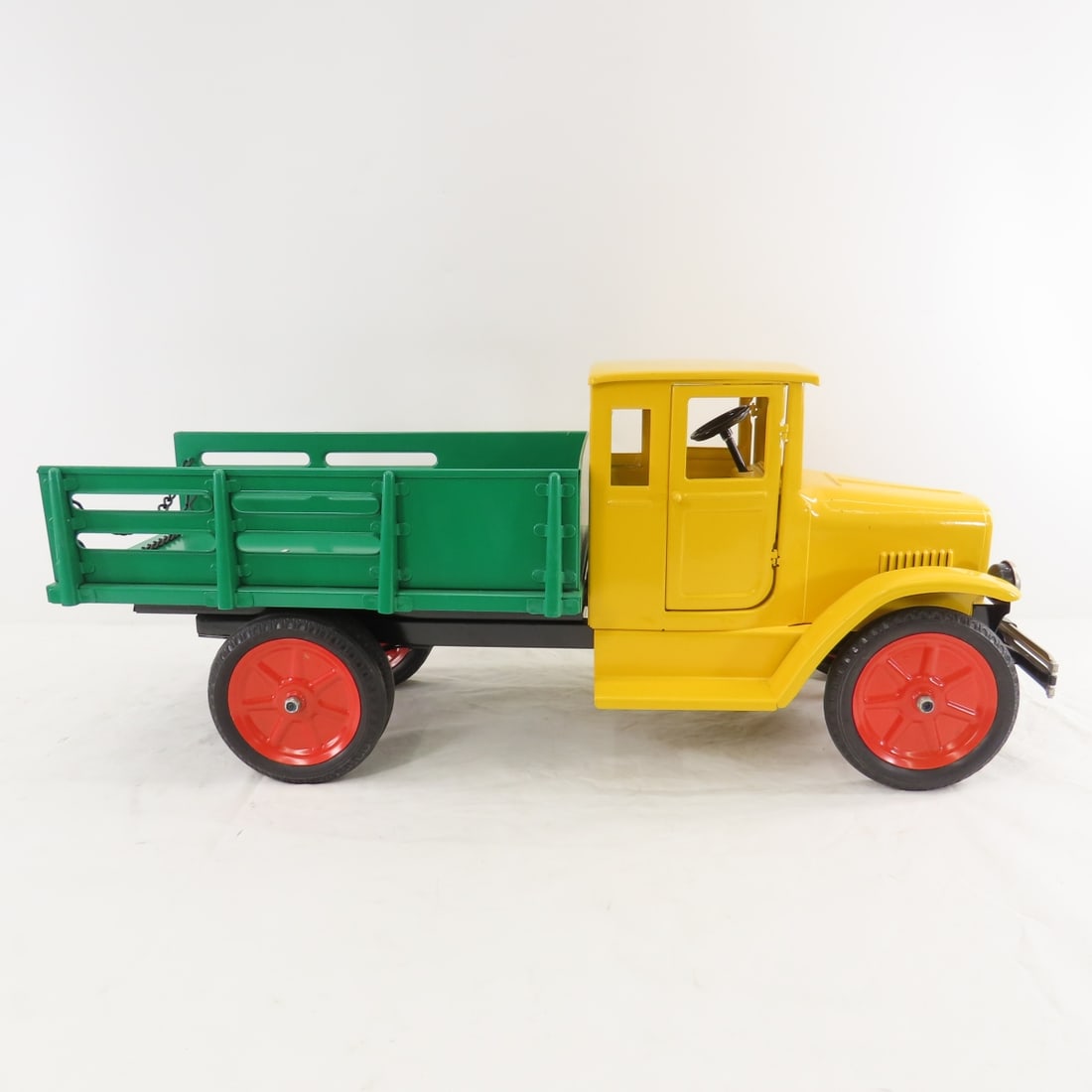 Old Time Toys Repro Buddy L Steel Baggage Truck - 6