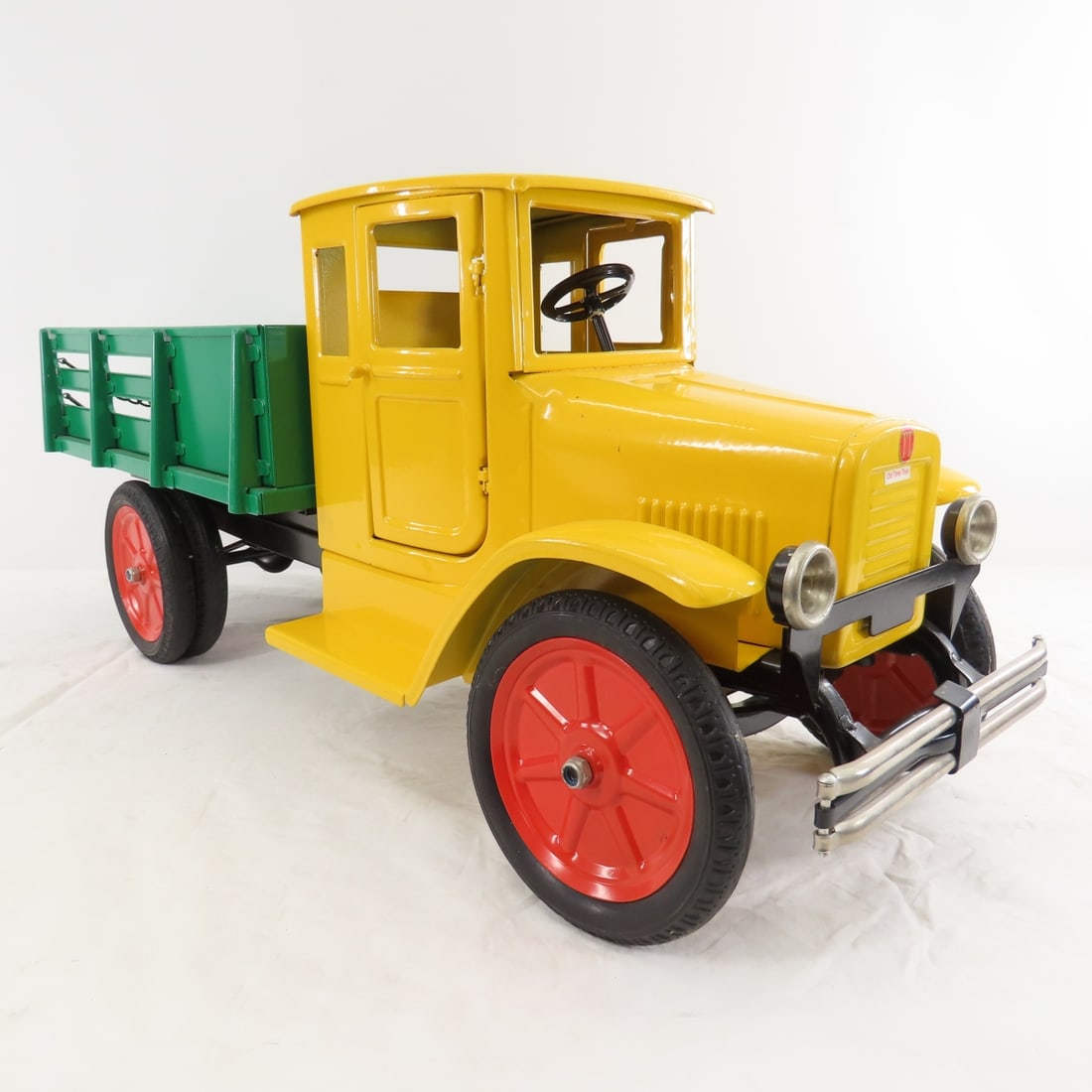Old Time Toys Repro Buddy L Steel Baggage Truck - 7