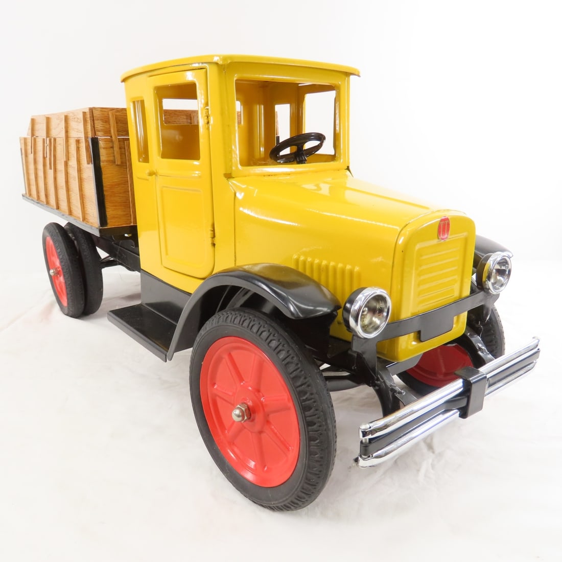 Old Time Toys Repro Buddy L Steel Baggage Truck - 7