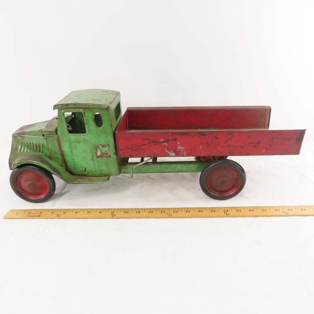 1930's Pressed Steel Steelcraft Mack Dump Truck - 2