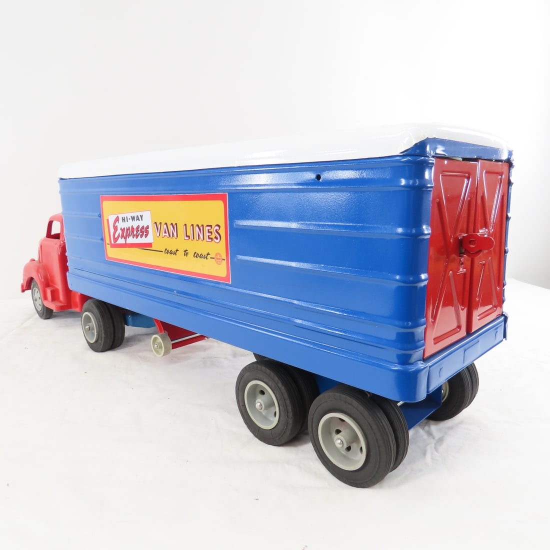 MARX Truck & HI-WAY Express Trailer Restored - 3