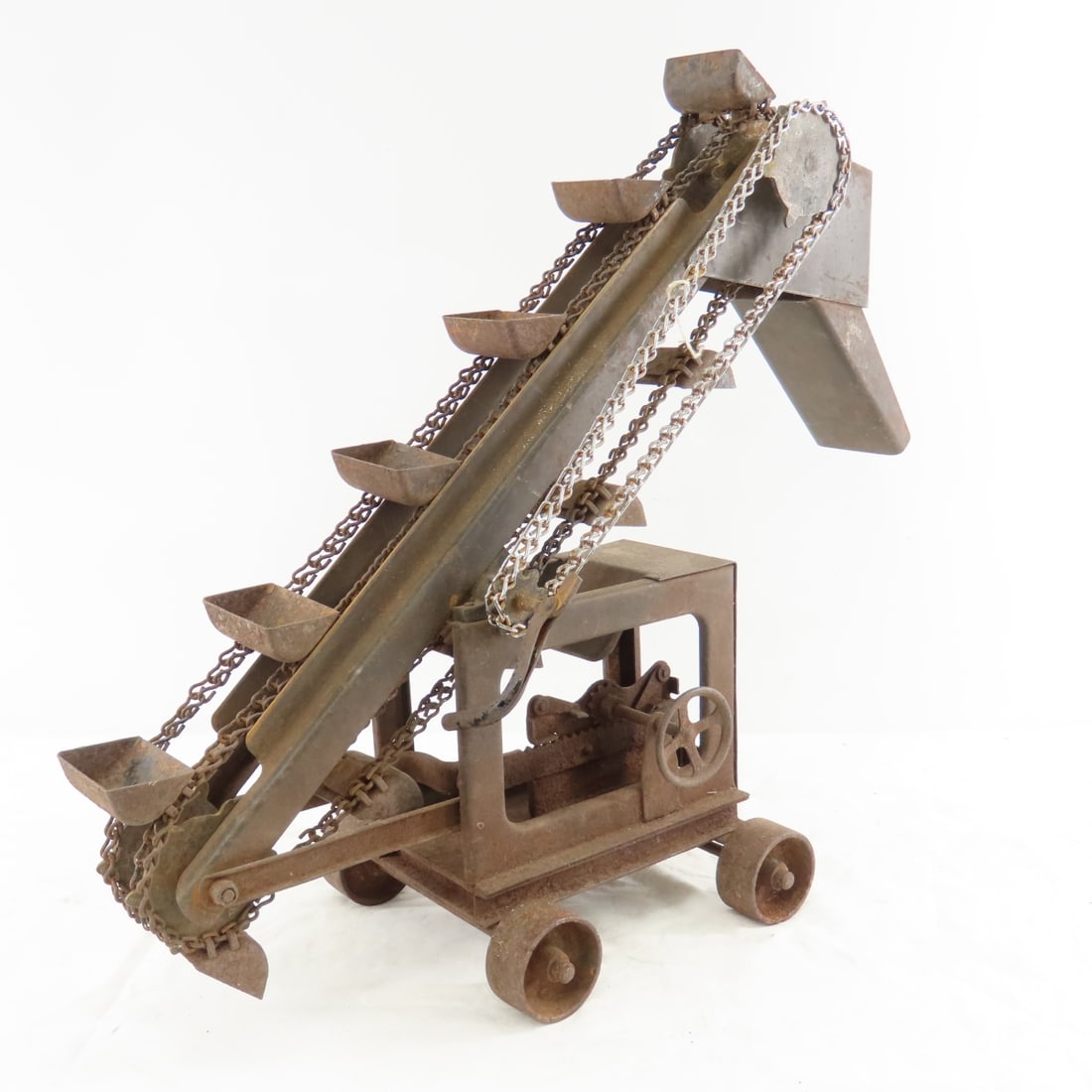 1920's Buddy L Steel Sand Loader - 5