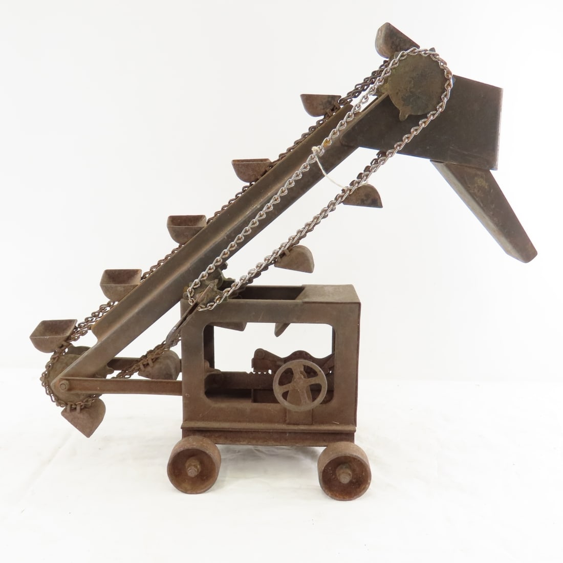 1920's Buddy L Steel Sand Loader - 6