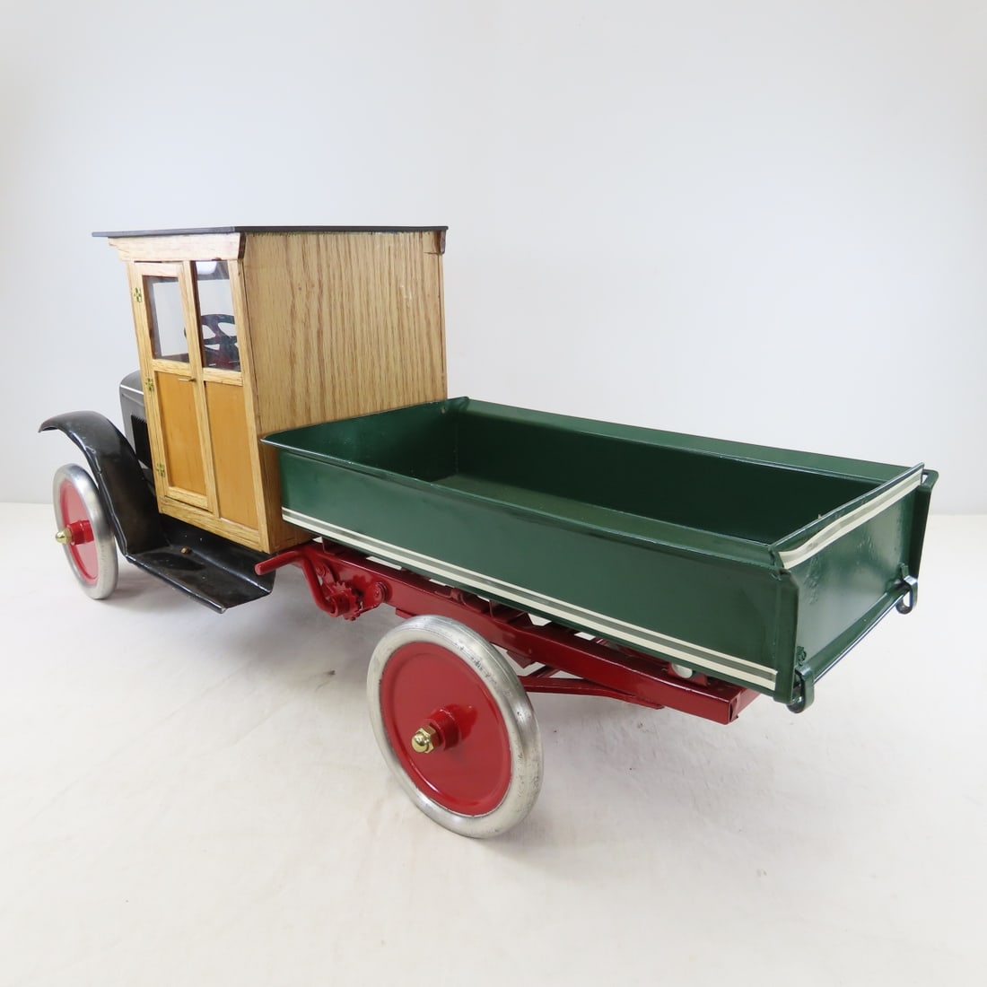Buddy L Dump Truck Restored with Wood Cab - 3