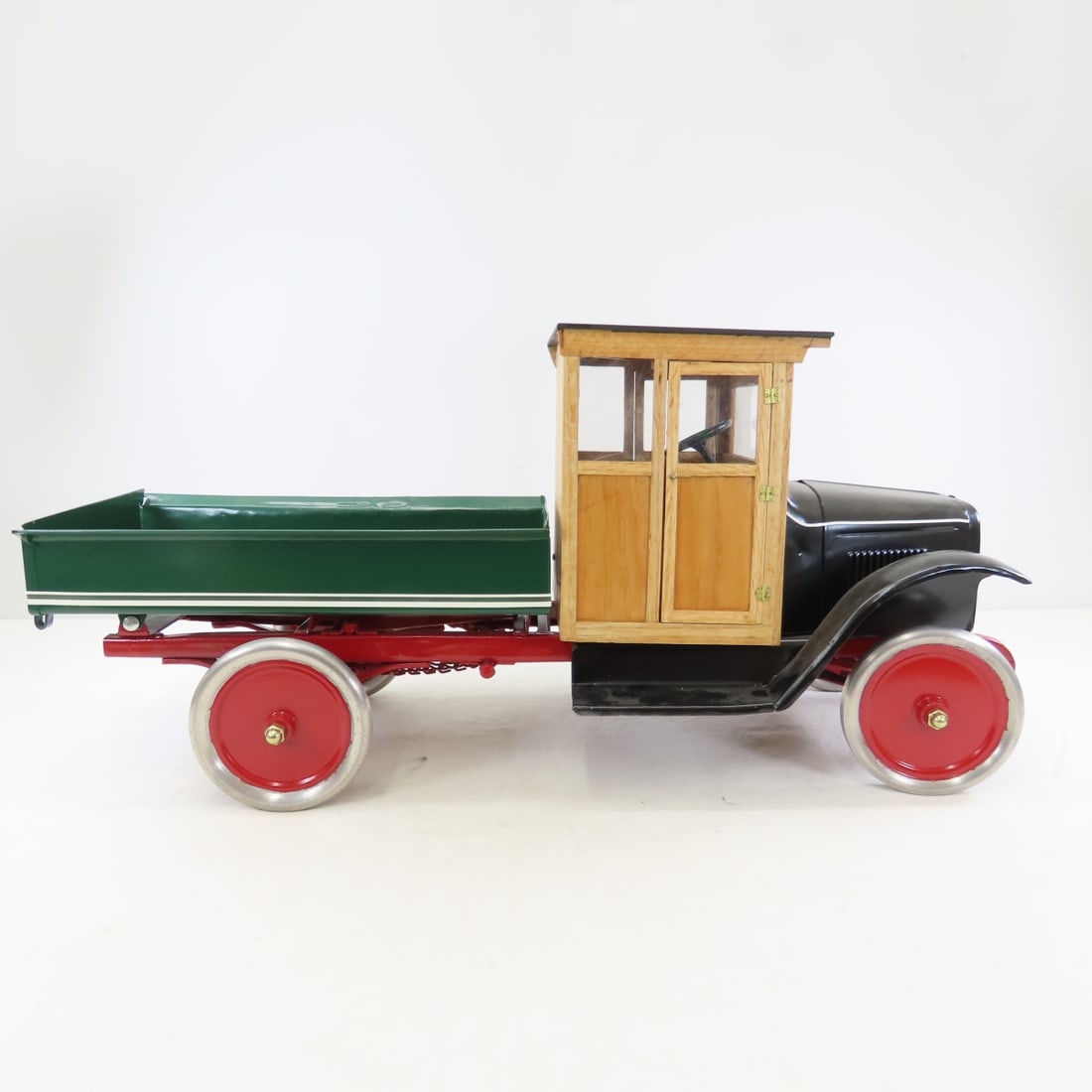 Buddy L Dump Truck Restored with Wood Cab - 6