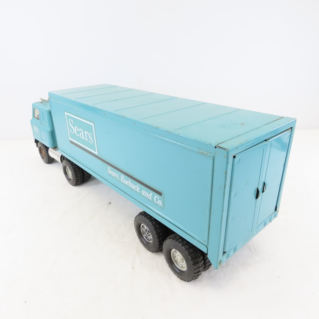 Vintage ERTL Sears Steel Truck & Trailer - 3
