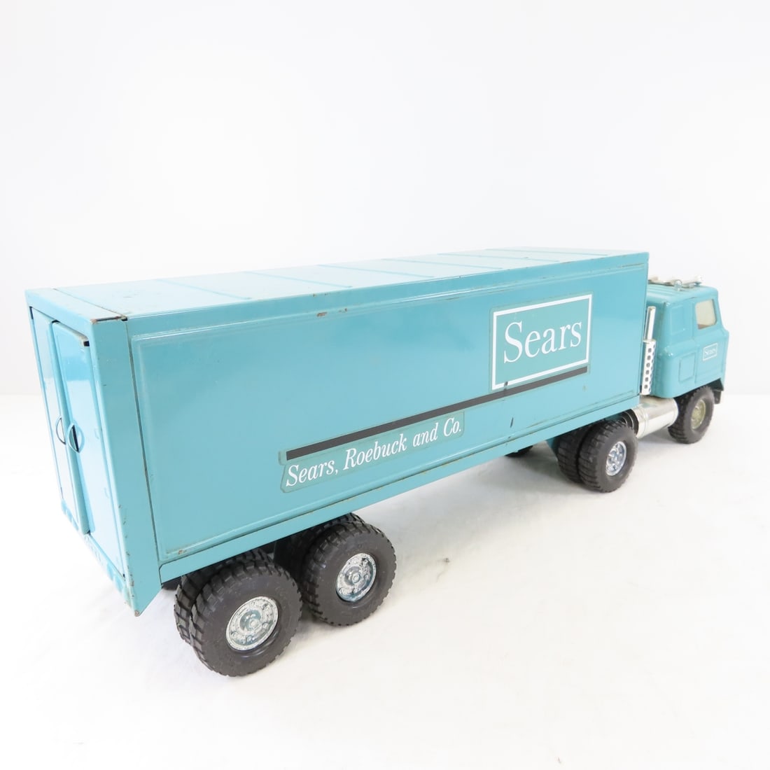 Vintage ERTL Sears Steel Truck & Trailer - 5