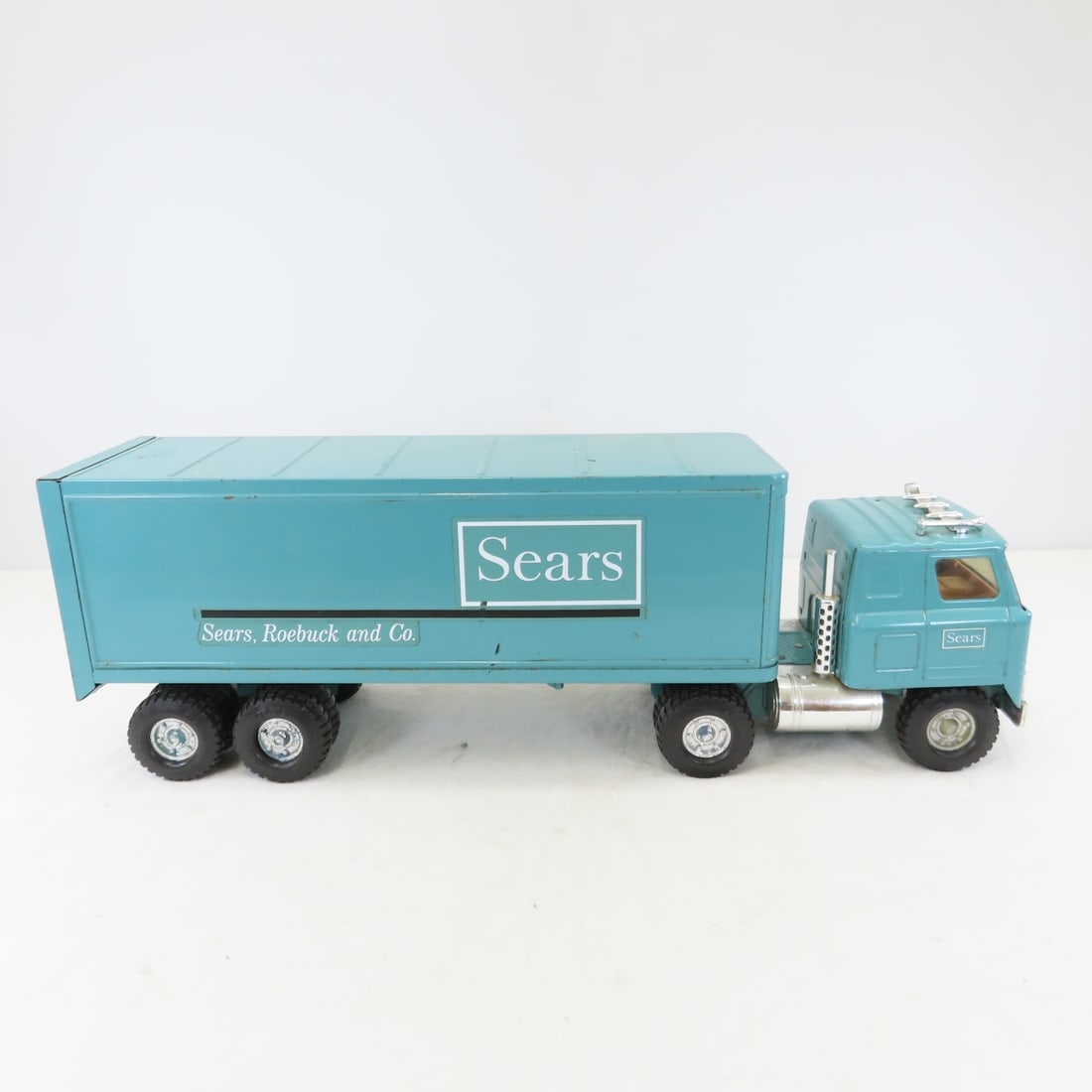 Vintage ERTL Sears Steel Truck & Trailer - 6