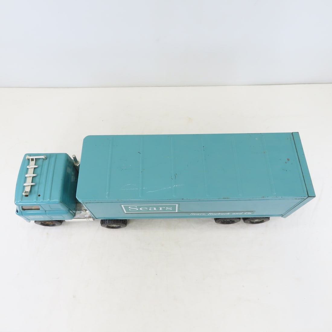 Vintage ERTL Sears Steel Truck & Trailer - 9