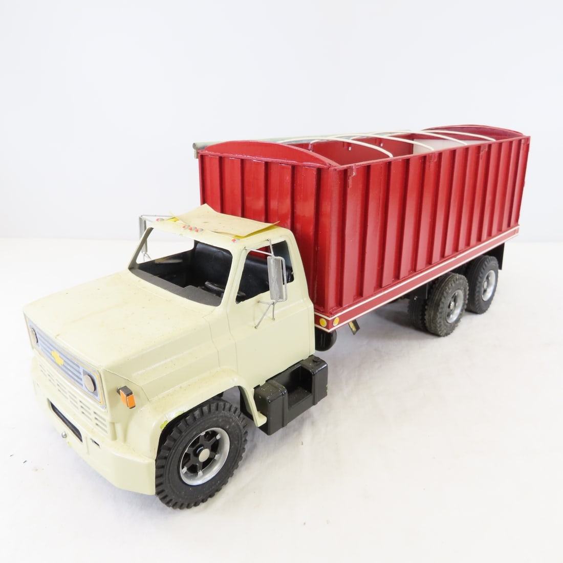 2 Scratch Built Balsa Wood Grain Haulers - 2
