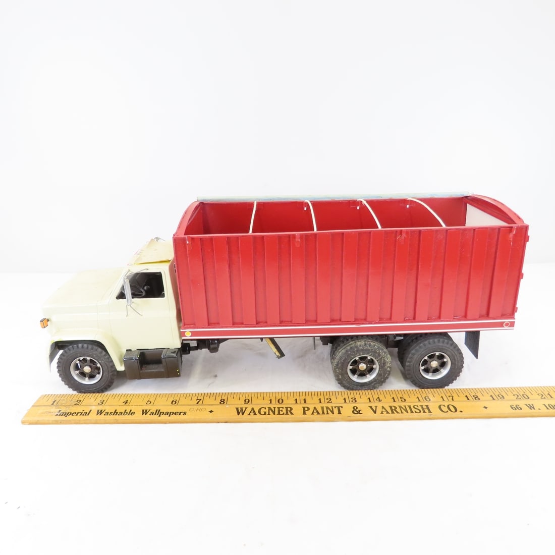 2 Scratch Built Balsa Wood Grain Haulers - 3