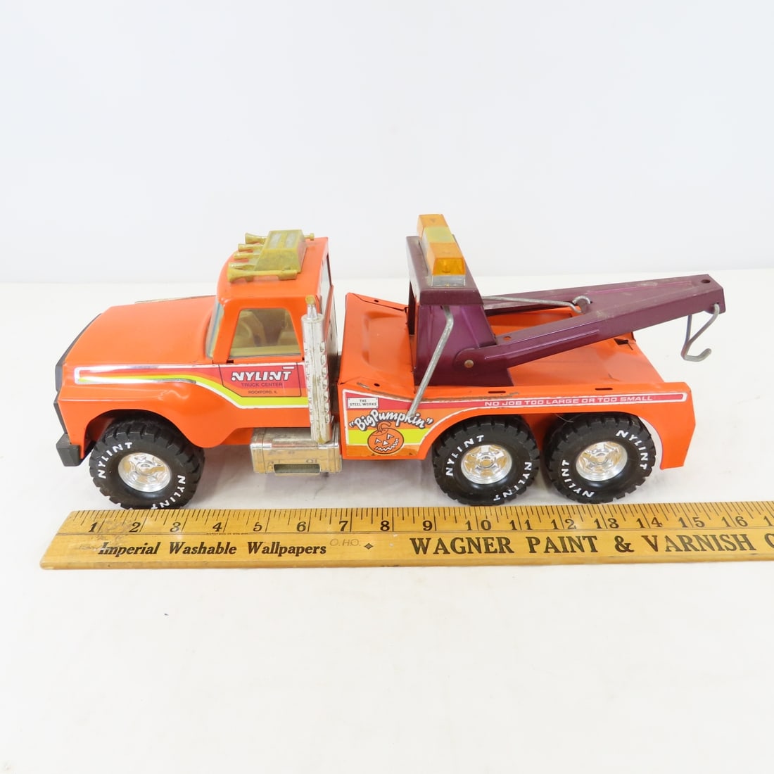 Vintage Nylint NAPA & "Big Pumpkin" Tow Trucks - 3