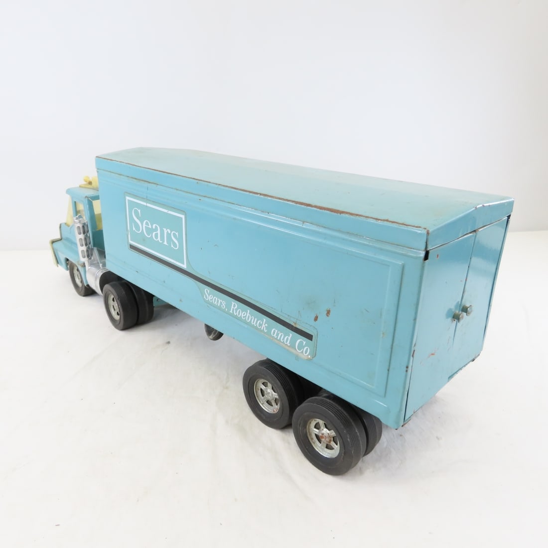 Vintage ERTL Sears Steel Truck & Trailer - 3