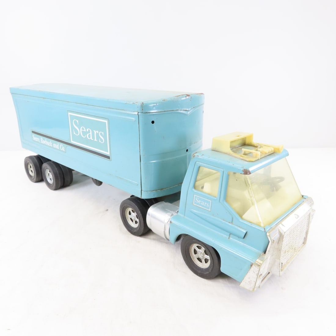 Vintage ERTL Sears Steel Truck & Trailer - 7