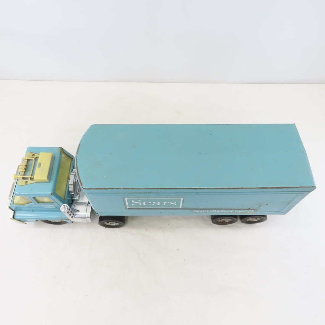 Vintage ERTL Sears Steel Truck & Trailer - 9