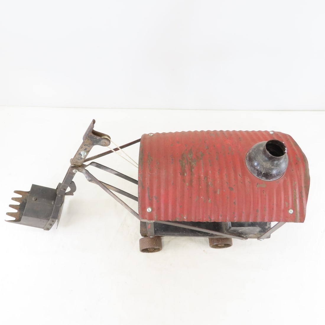 1920's Improved Buddy L Pressed Steel Steam Shovel - 9