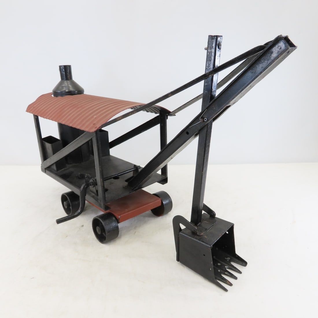 Original 1926 Buddy L Pressed Steel Steam Shovel - 7