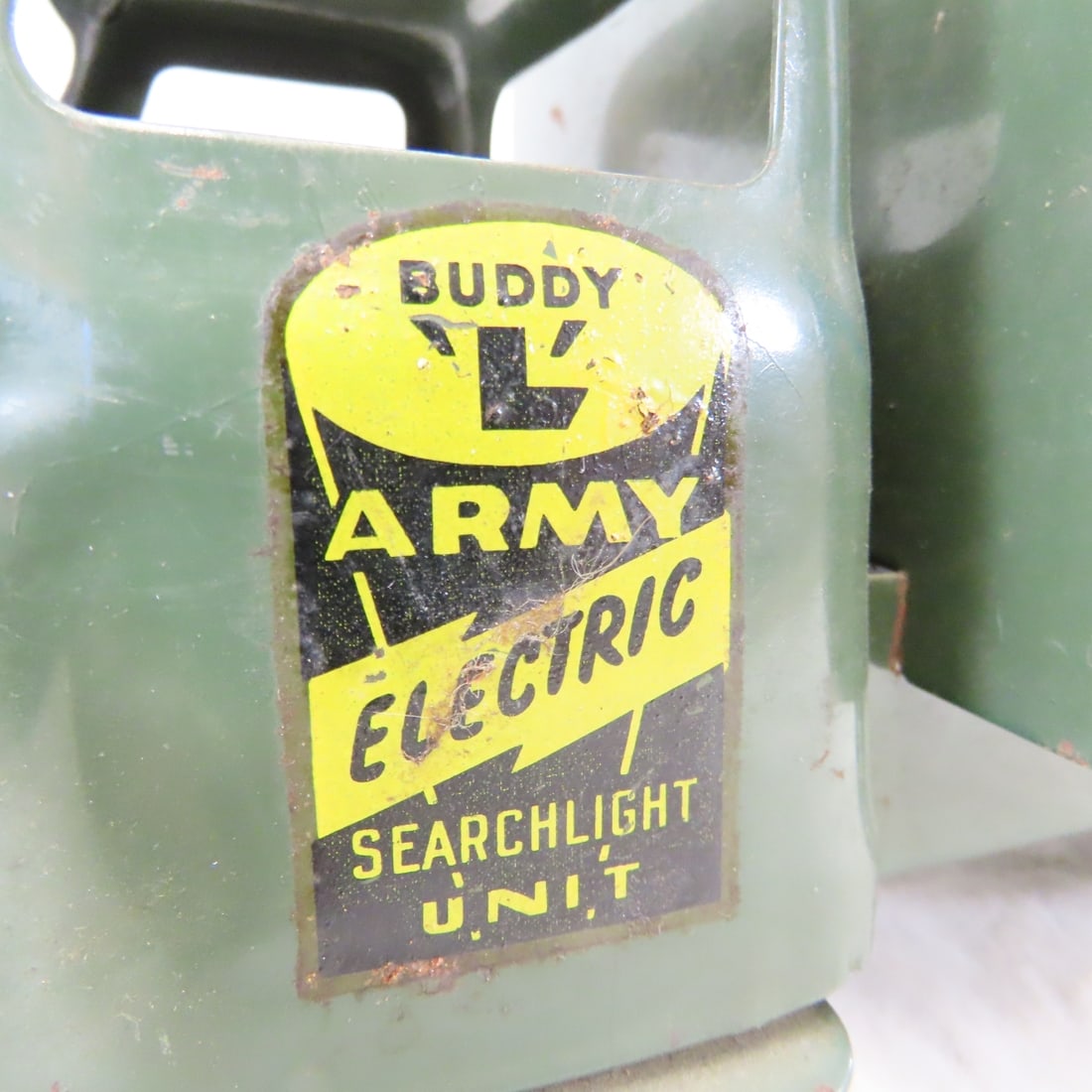 Original Buddy L Army Electric Searchlight Truck - 12