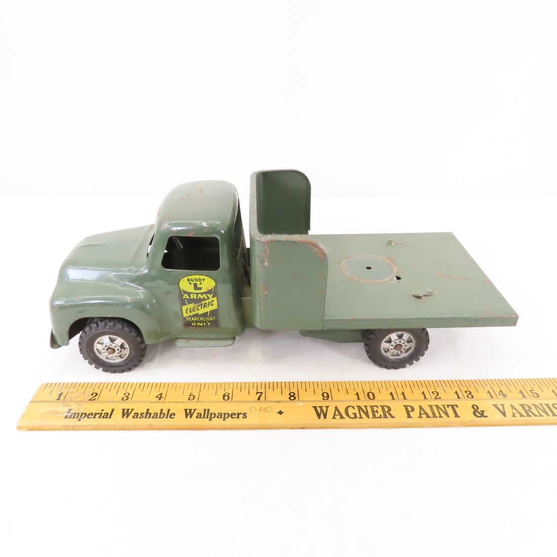 Original Buddy L Army Electric Searchlight Truck - 2