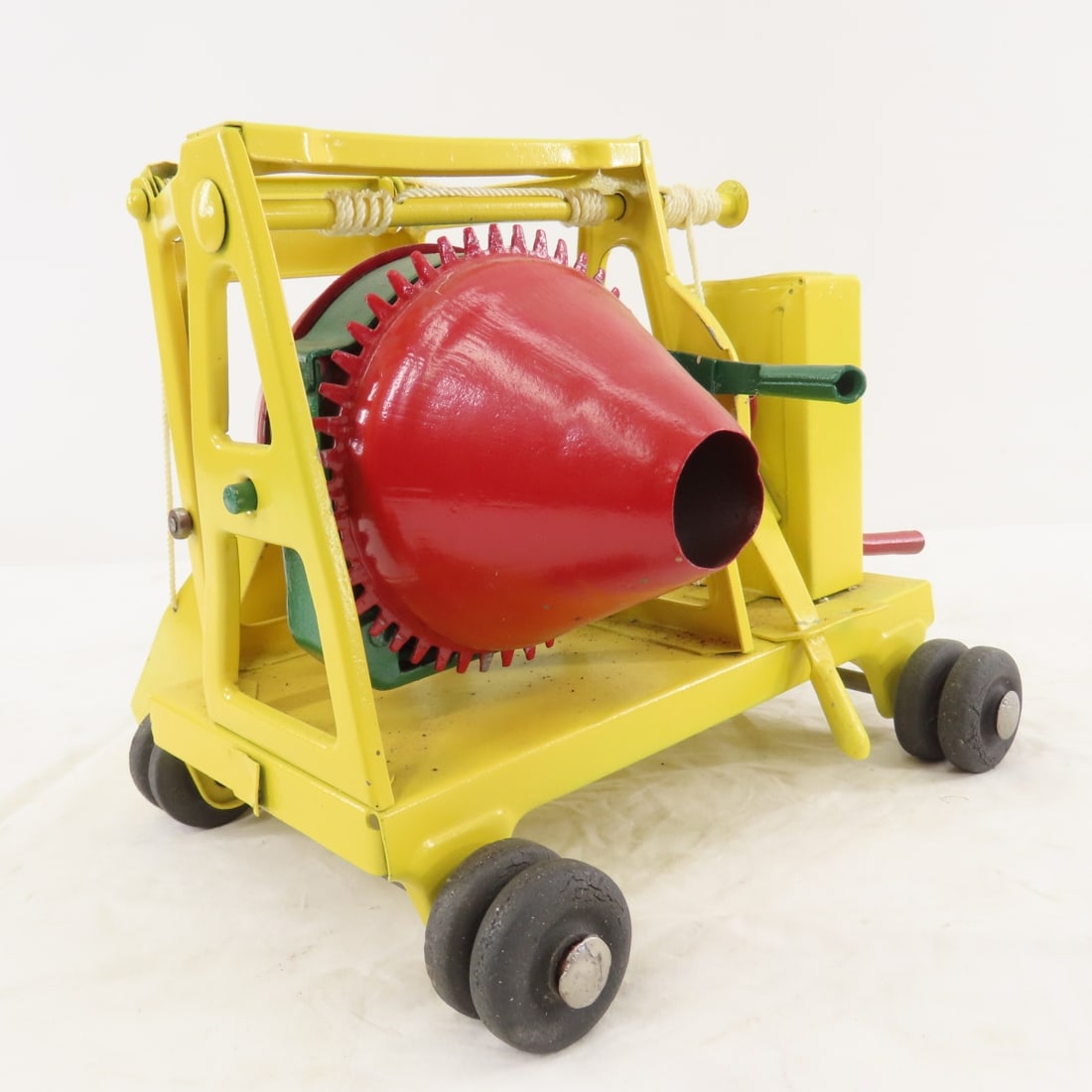 1930's Buddy L Concrete Mixer- Restored: 1930's Buddy L Concrete Mixer- Restored - LOT SIZE: 11x11x8", 3 LBS All information and photos are intended to be as accurate as possible, but errors are possible. No item may be returned or refused
