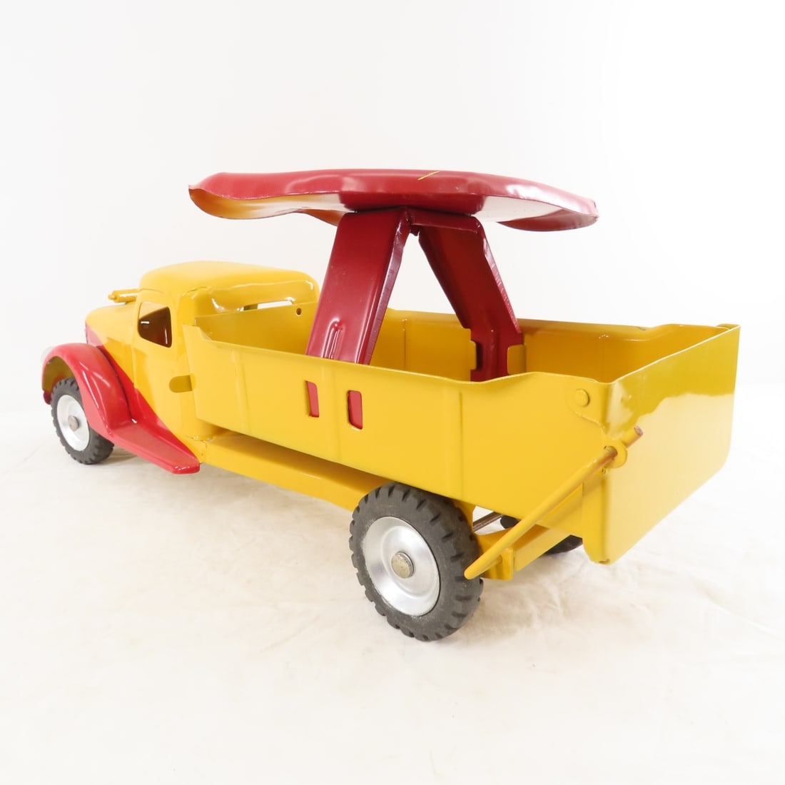 Buddy L Ride On Pressed Steel Dump Truck Restored - 3