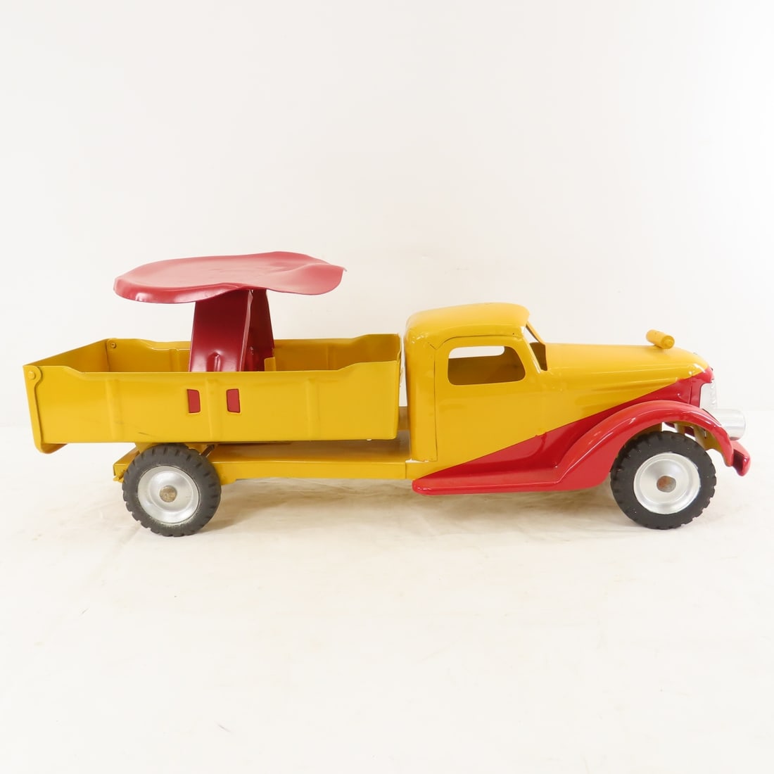 Buddy L Ride On Pressed Steel Dump Truck Restored - 6