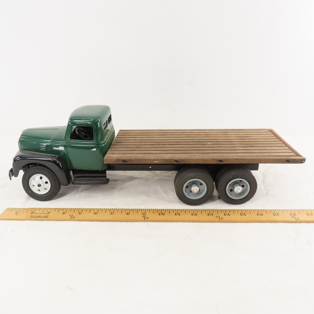 Tonka Cattle Hauler and Custom R-190 Flatbed - 15