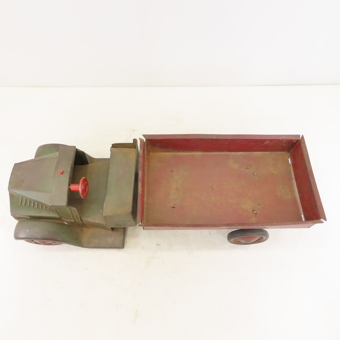 Original Steelcraft Open Cab Mack Dump Truck - 9