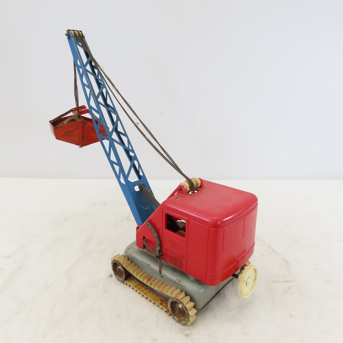 Original Vintage GAMA Mobile Crane Steam Shovel - 3
