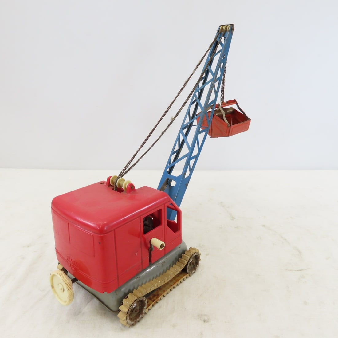 Original Vintage GAMA Mobile Crane Steam Shovel - 5
