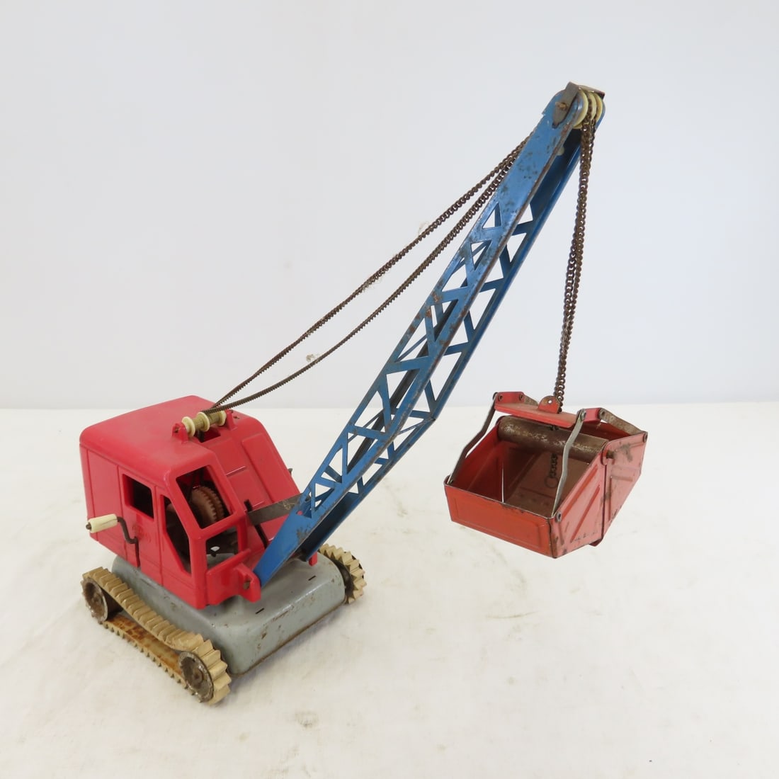 Original Vintage GAMA Mobile Crane Steam Shovel - 7