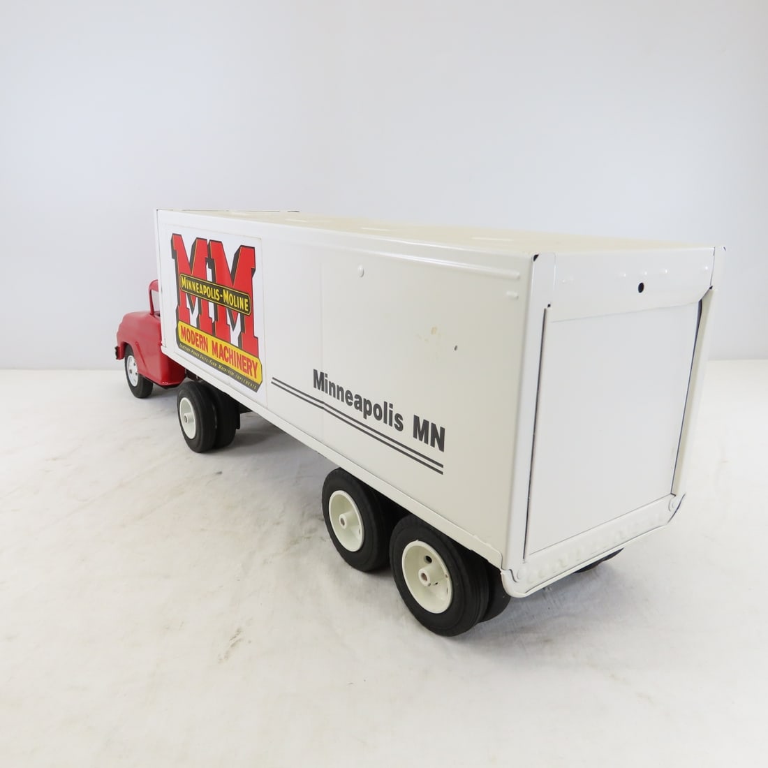 Tonka Truck with Minneapolis-Moline Nylint Trailer - 3