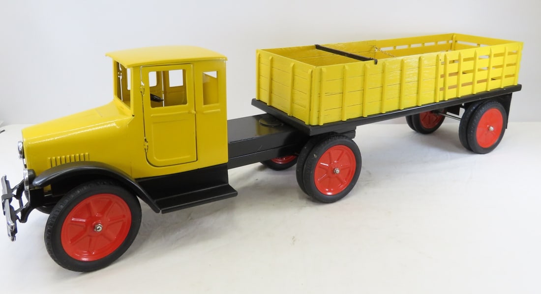 Old Time Toys Repro Buddy L Truck & Stake Trailer (1 of 19)