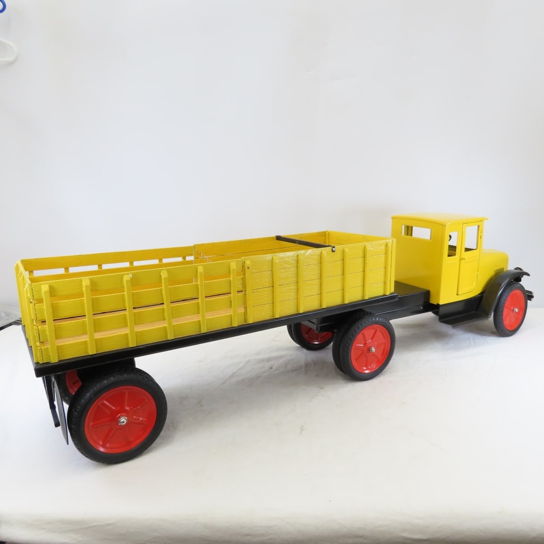 Old Time Toys Repro Buddy L Truck & Stake Trailer - 6