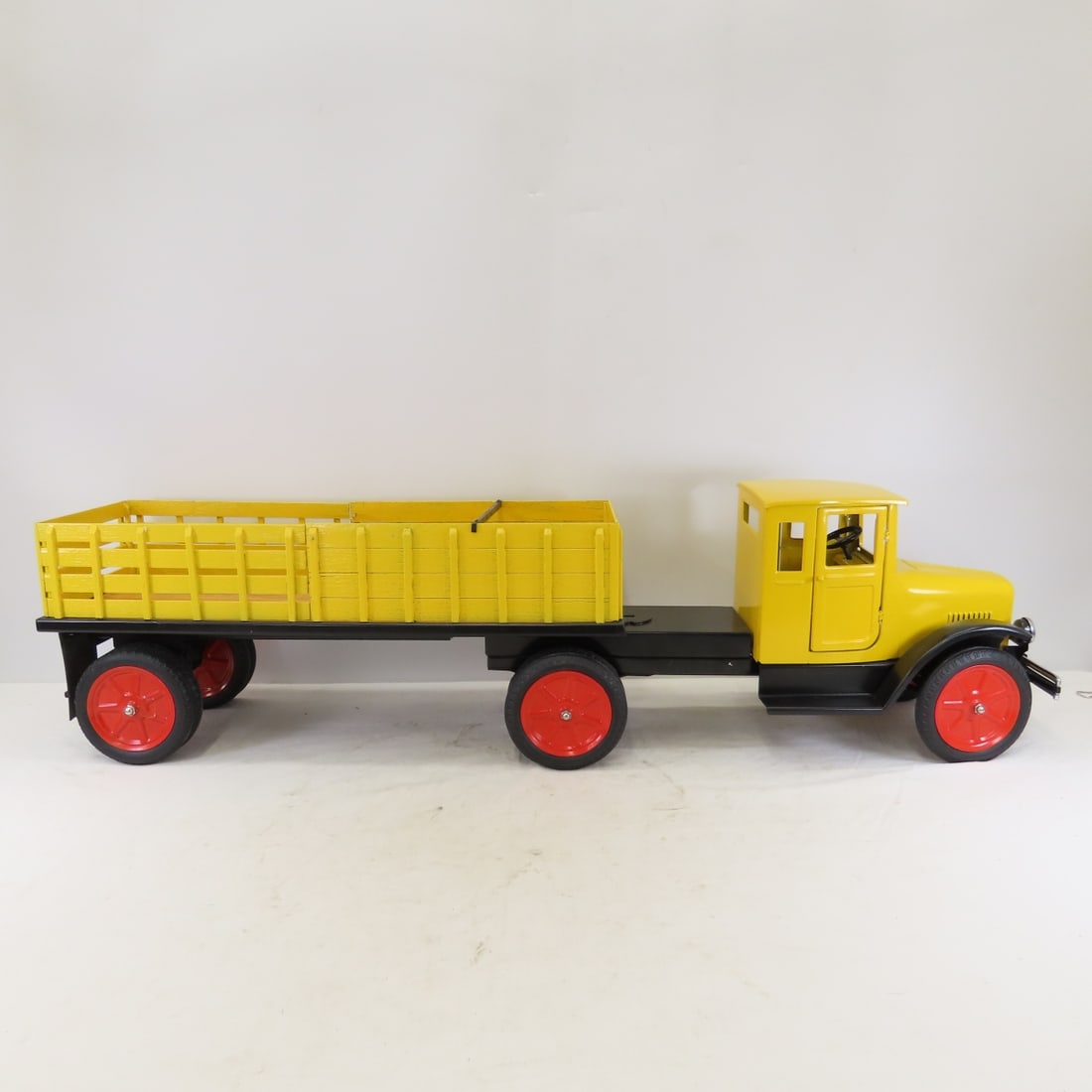 Old Time Toys Repro Buddy L Truck & Stake Trailer - 7