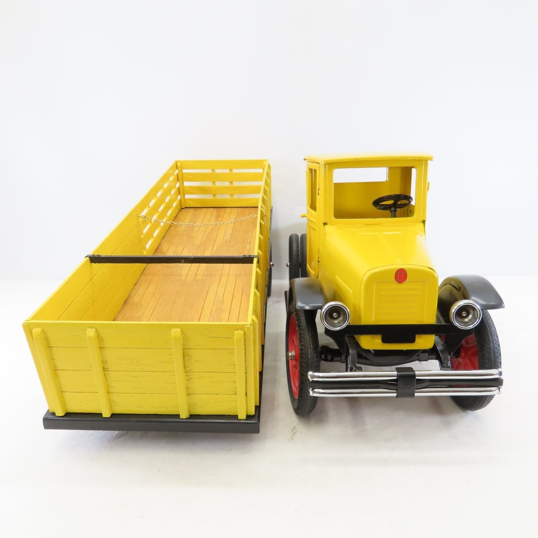 Old Time Toys Repro Buddy L Truck & Stake Trailer - 9