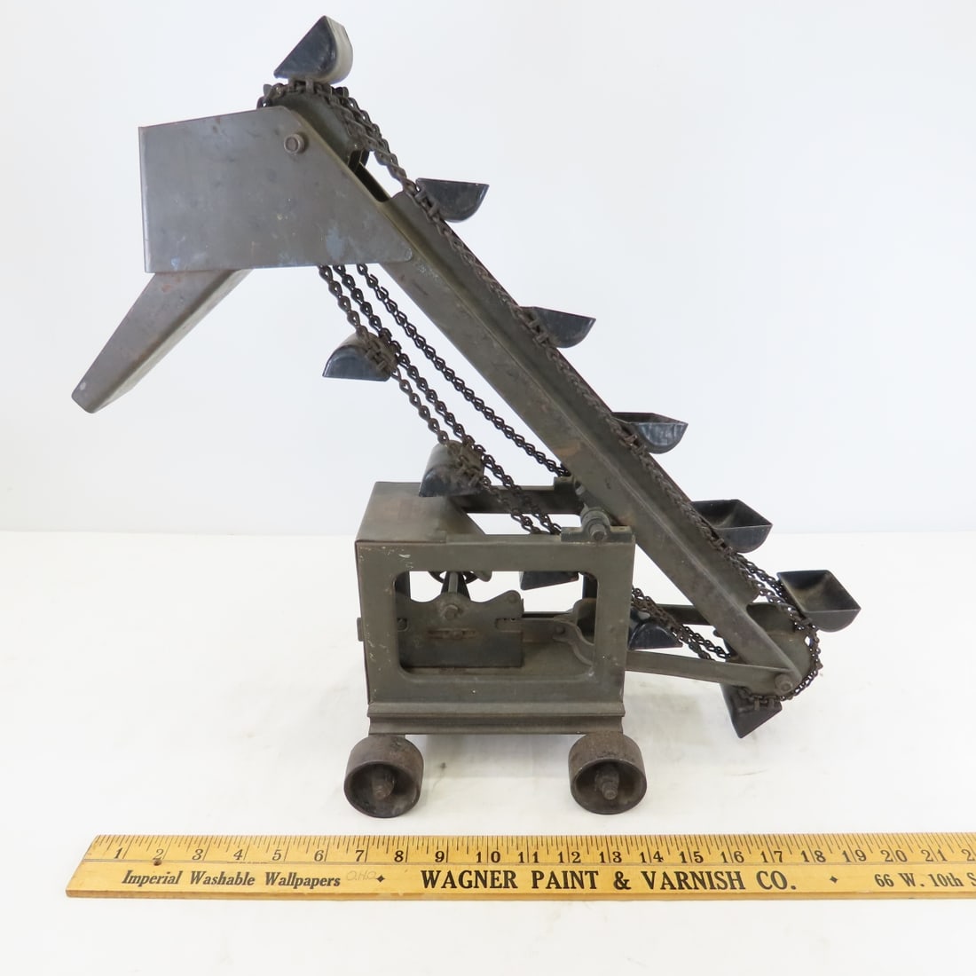 Original 1920's Buddy L Steel Sand Loader - 2