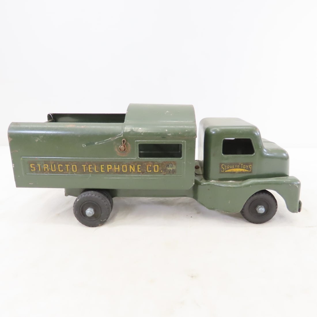 Original Structo Pressed Steel Telephone Co Truck - 6
