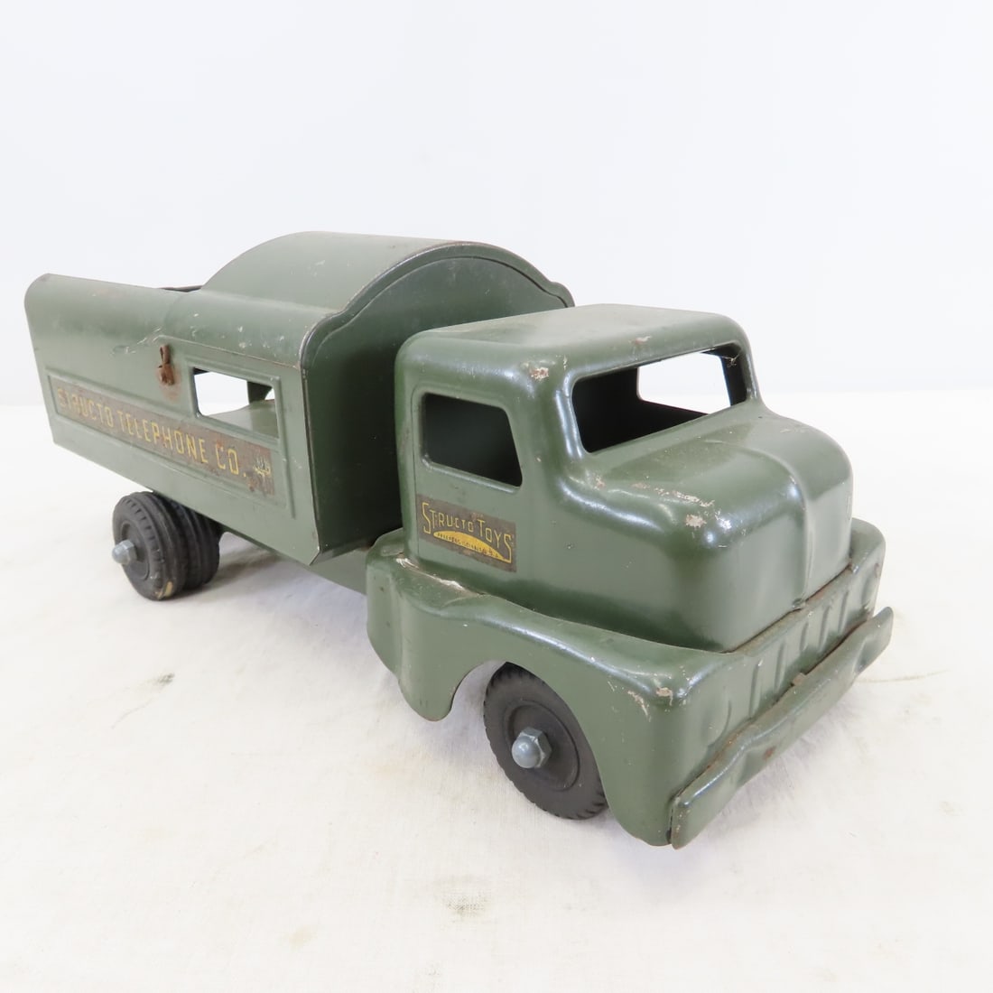 Original Structo Pressed Steel Telephone Co Truck - 7