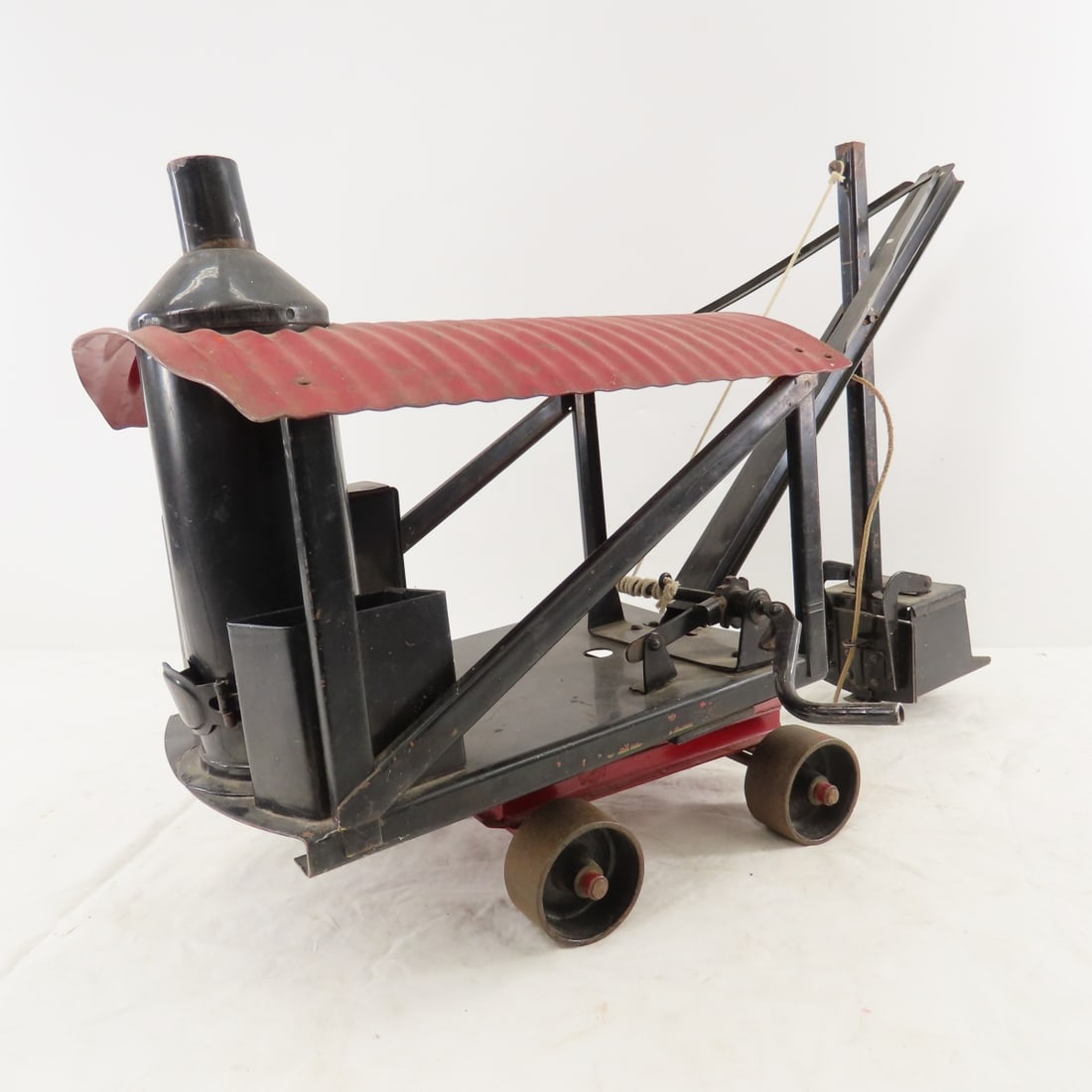 Original 1926 Buddy L Pressed Steel Steam Shovel - 5